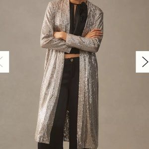 Mare Mare Sequin Duster Anthropologie NWT